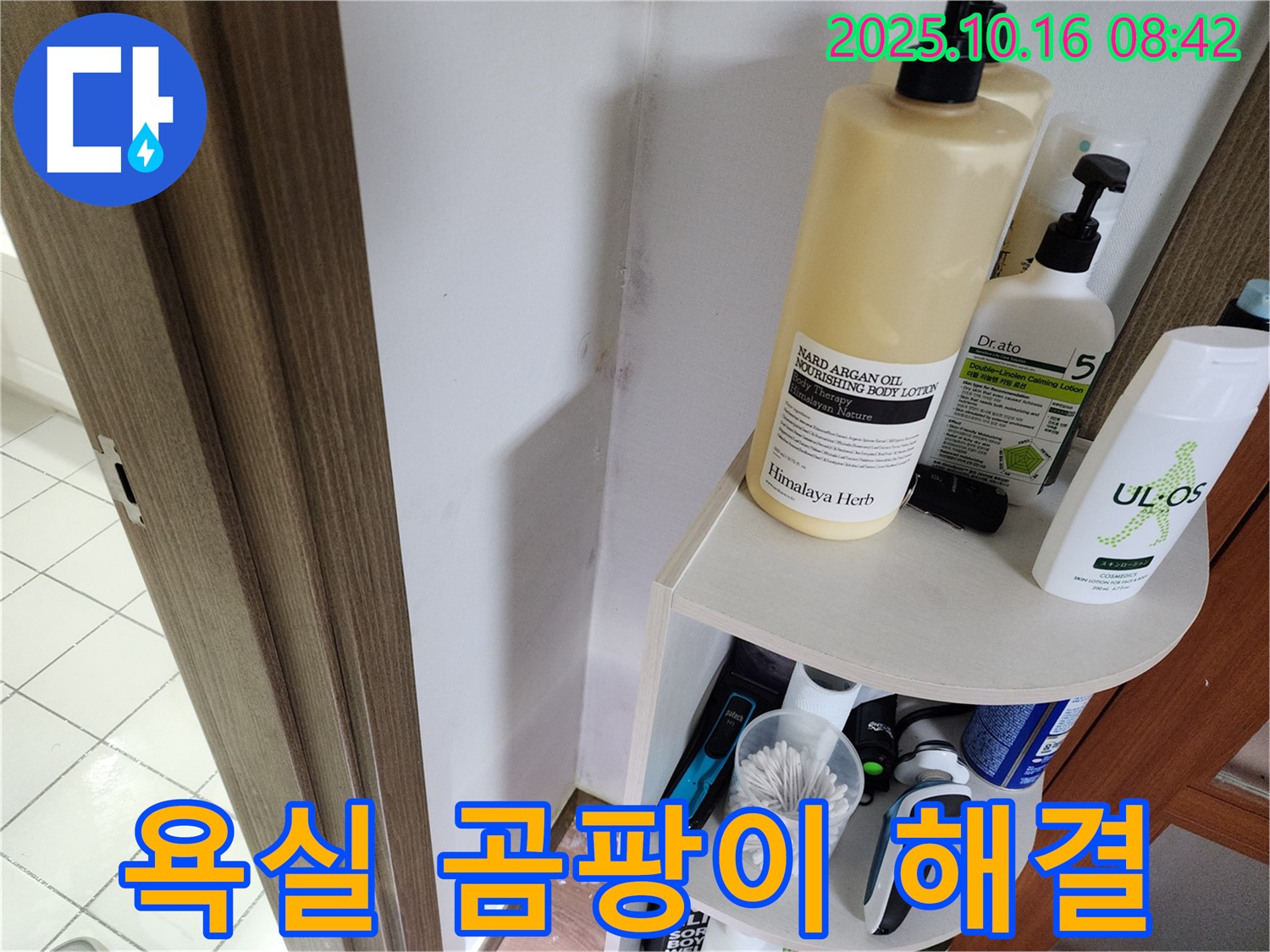 양주시 남면 경신리 욕실 곰팡이 문제 - 누수 전문가의 완벽한 해결 과정