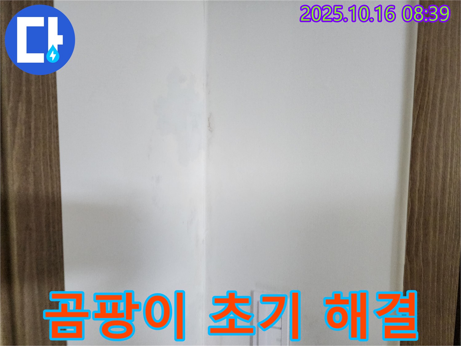 양주시 남면 주택 곰팡이 초기 - 해결 가능, 희망을 가지세요, 누수 점검