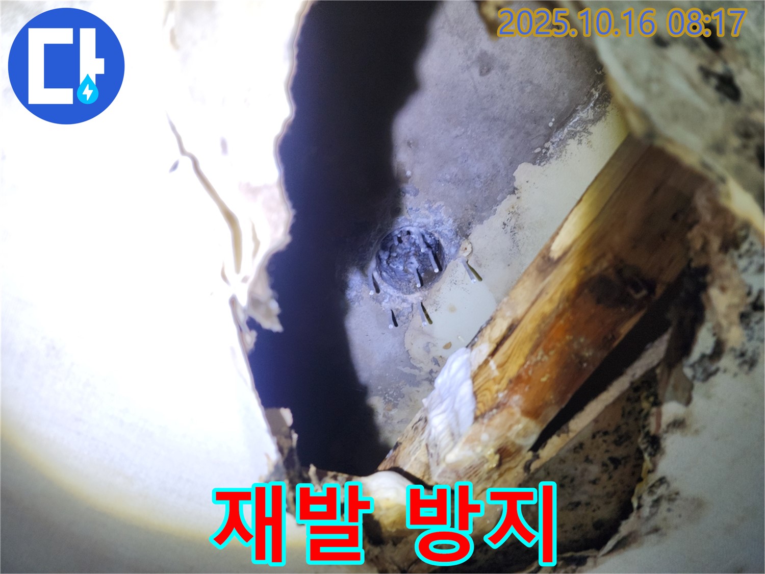 양주시 남면 천장 누수 - 꼼꼼한 시공으로 누수 재발을 방지하는 데 최선을 다하고 있습니다.