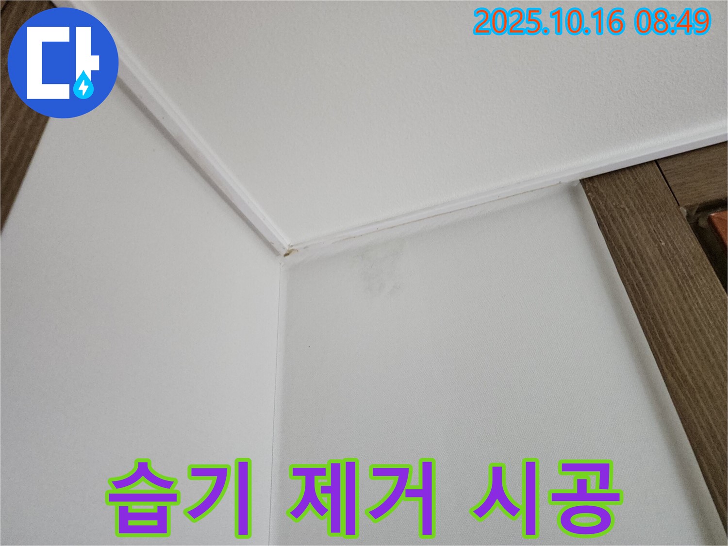 양주시 벽 모서리 곰팡이 - 습기 제거와 방수 시공으로 쾌적한 환경을 만들어 드립니다.