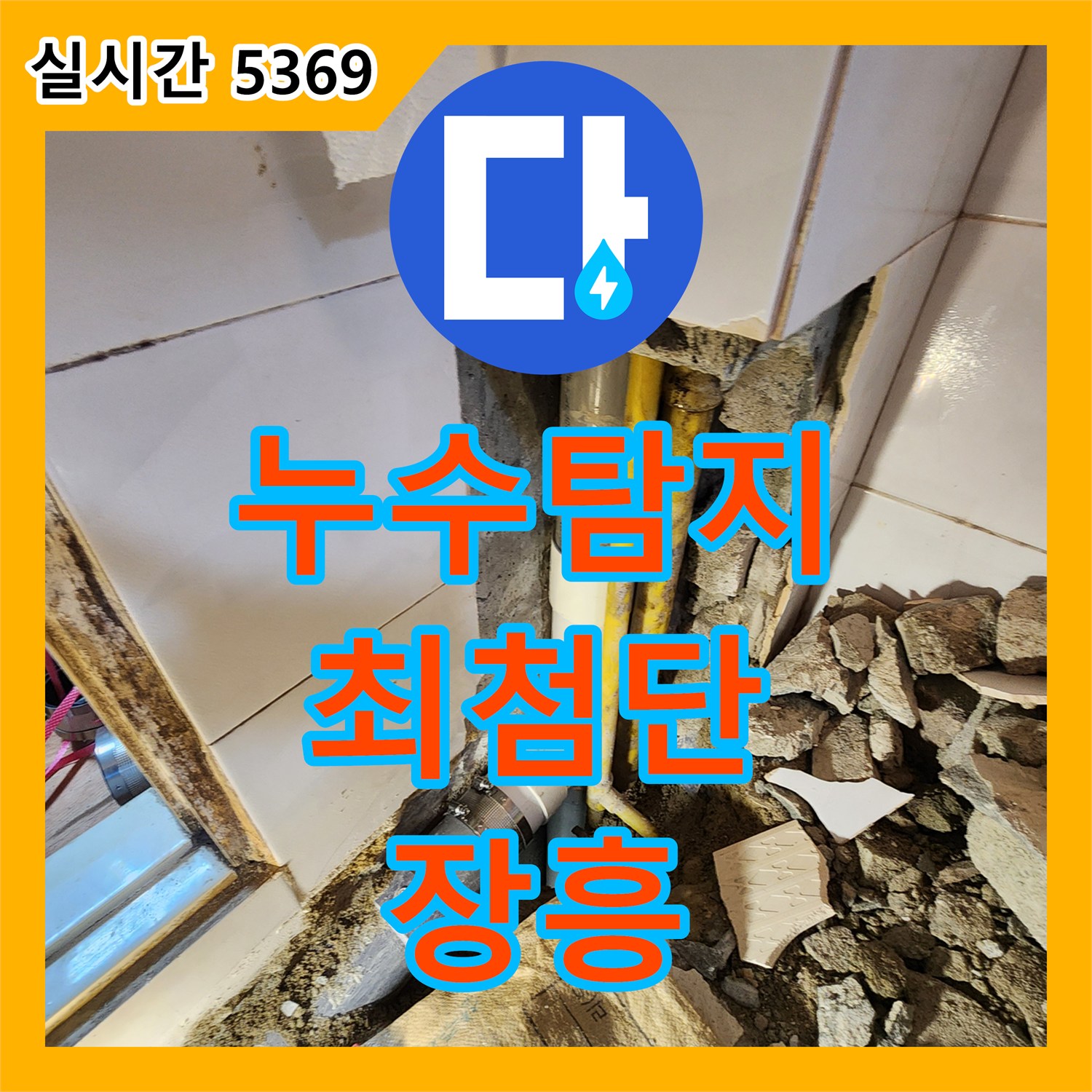 누수탐지전문업체, 최첨단 장비로 정확한 진단 - 양주 장흥