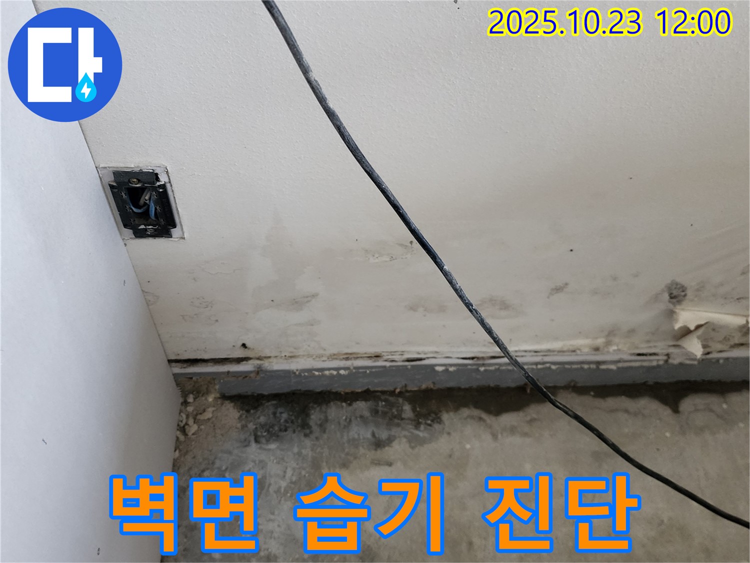 양주시 은현면 하패리 주택 벽면 습기 - 누수탐지 전문 진단