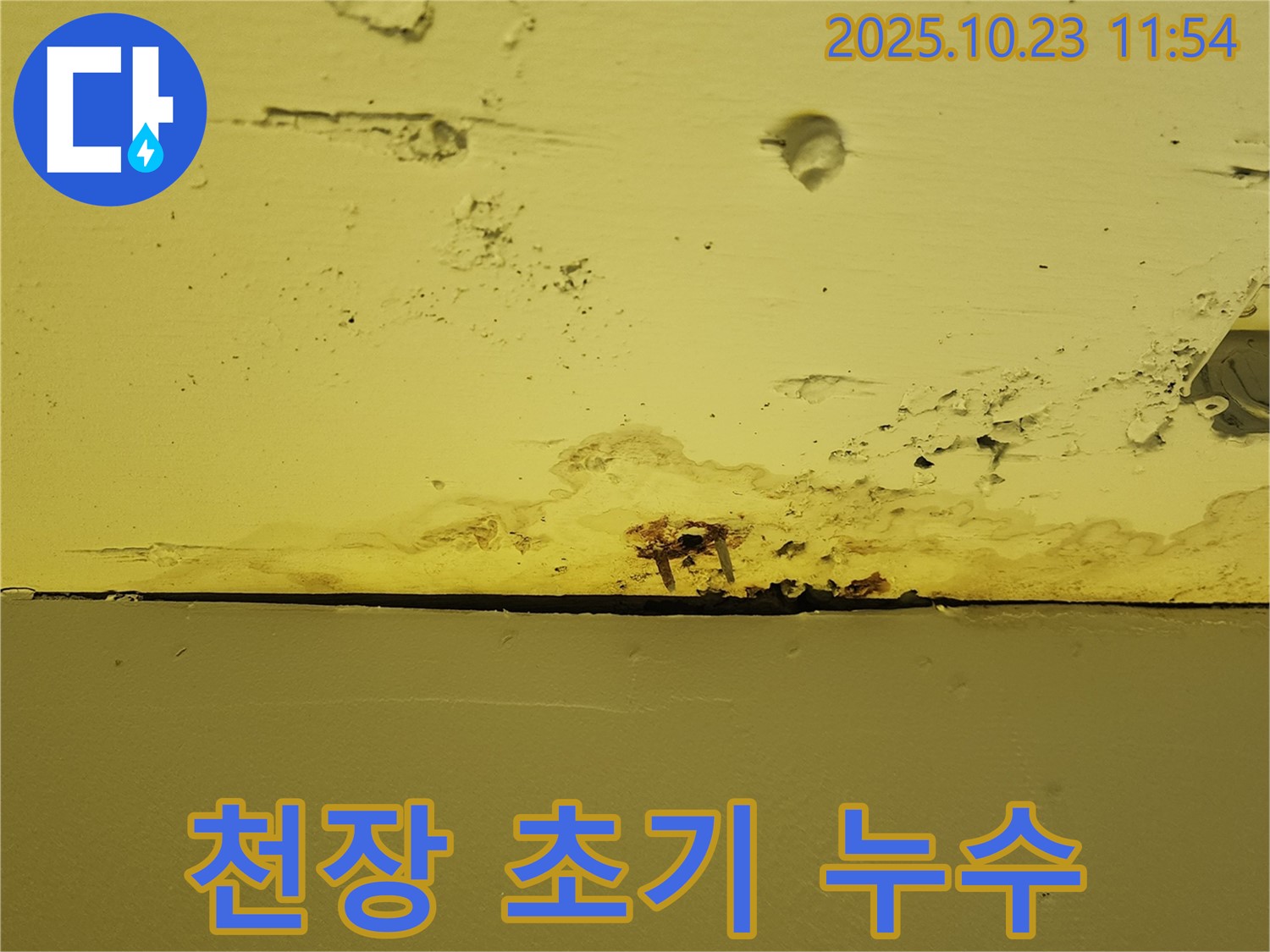 양주시 은현면 하패리 - 천장 누수 초기 증상 - 빠른 대처가 중요합니다.