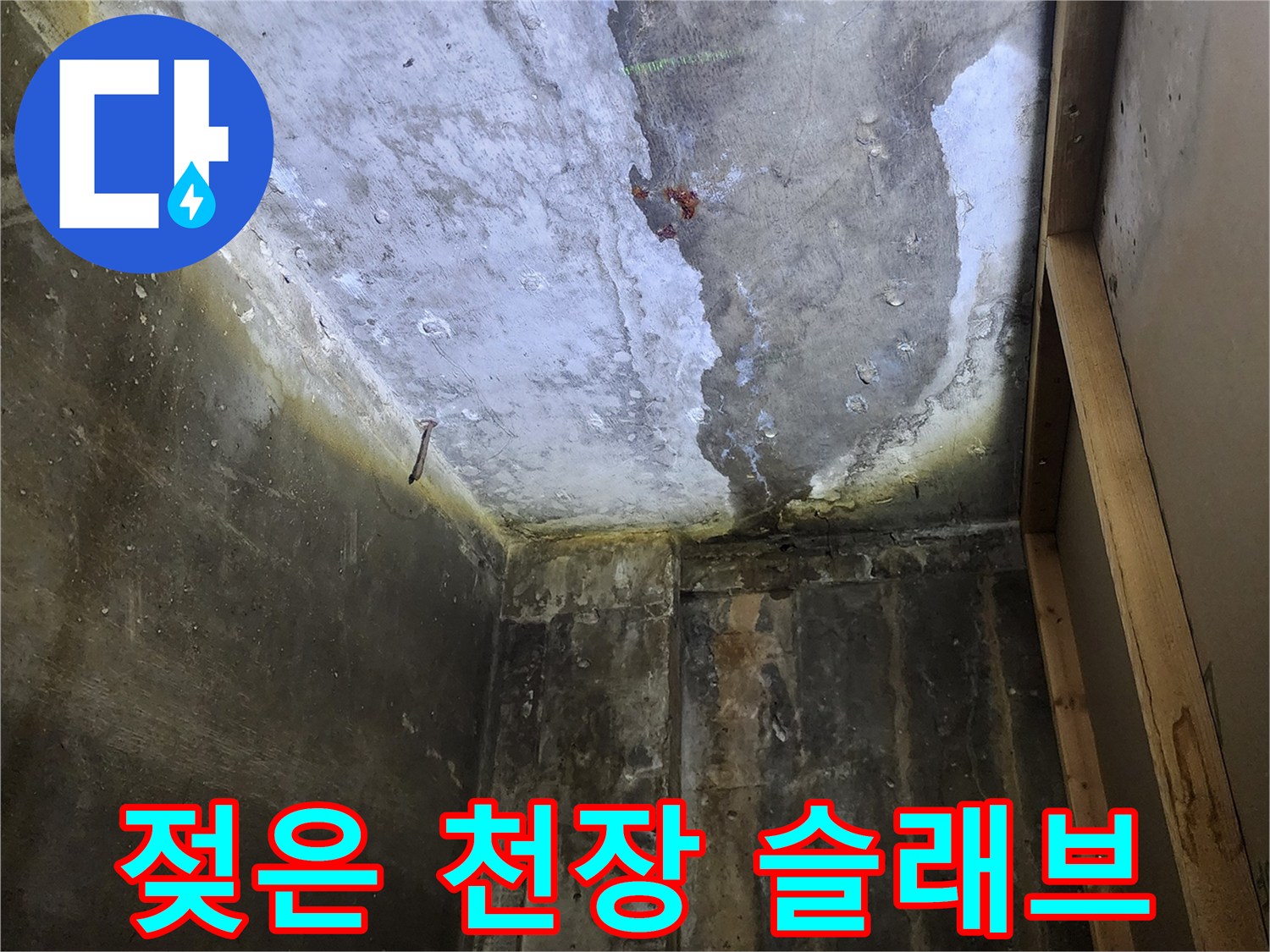 양주시-하패리-현장-콘크리트-슬래브-습기-오염-상태