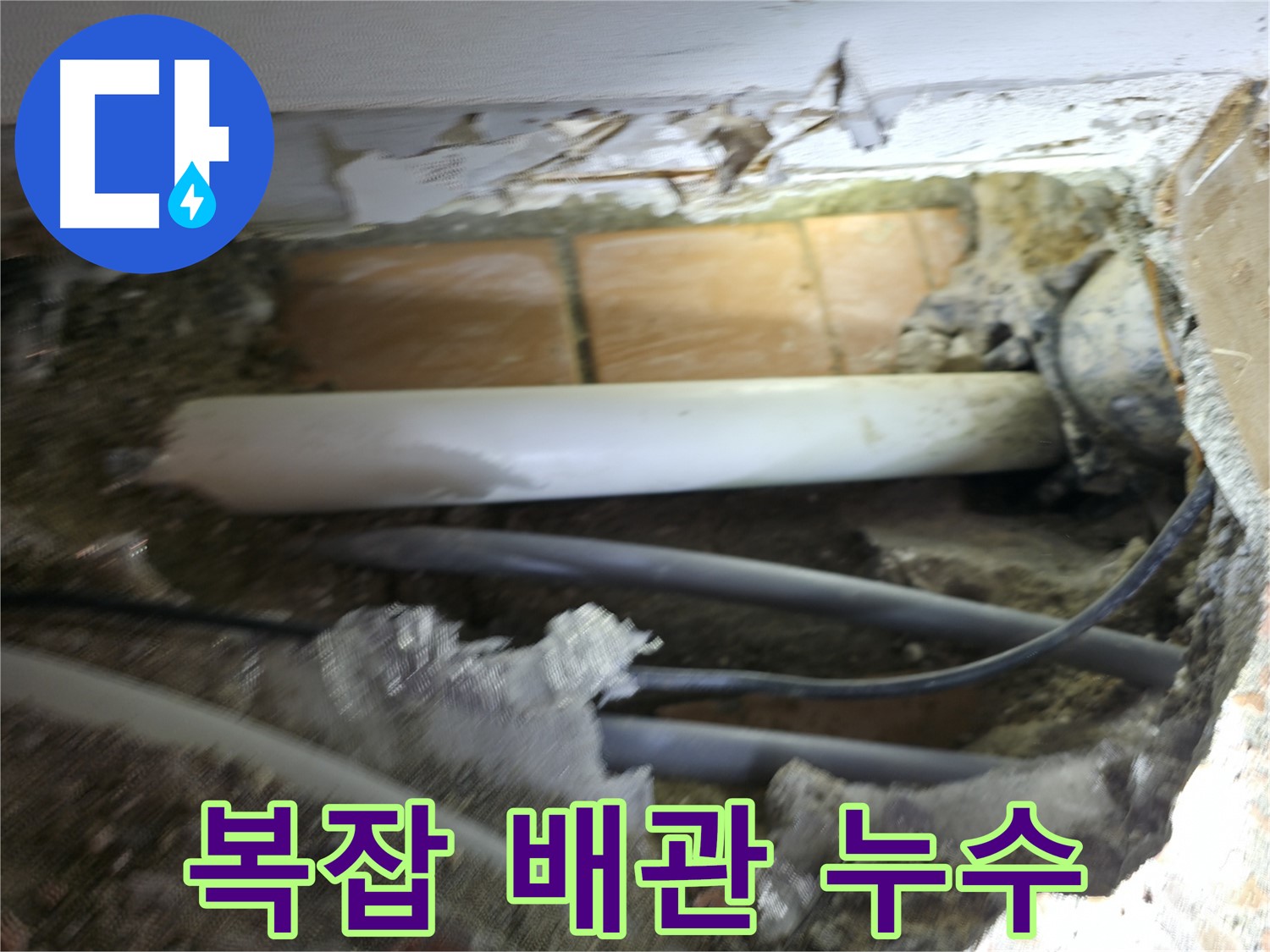 신림동 신림하이츠빌라 누수 - 복잡한 배관 속 숨은 누수 찾기