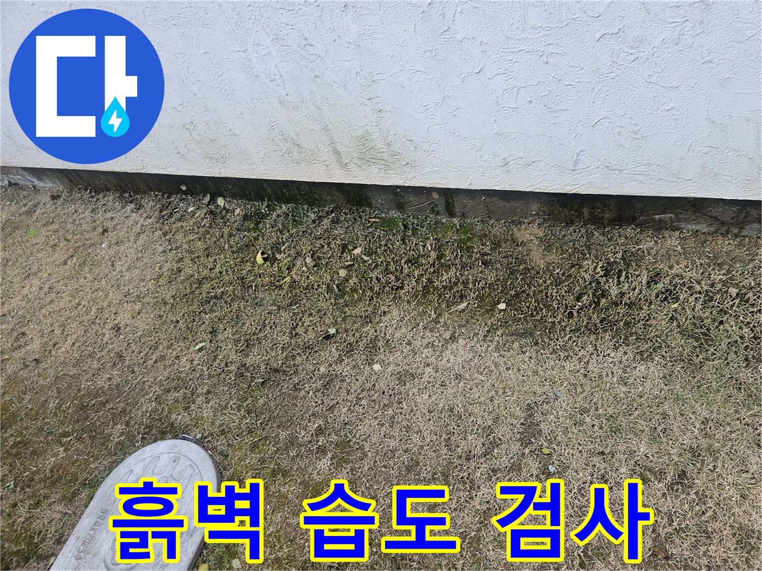 이천 아리역로 누수 - 흙벽 주변 습도 측정 및 누수 정밀 검사 진행