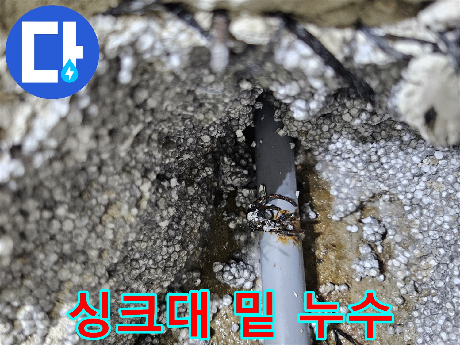 이천 창전동 누수 - 싱크대 밑에서 누수 발생
