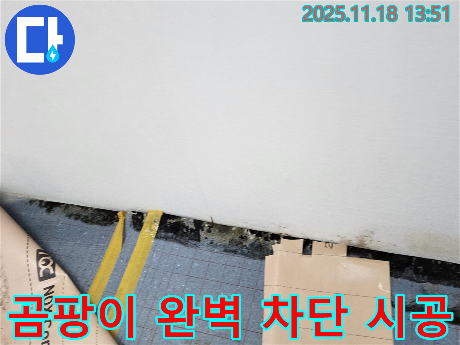 포천시 내촌면 누수 현장 - 곰팡이와의 전쟁에서 승리! - 완벽 차단 시공으로 곰팡이 걱정 끝!