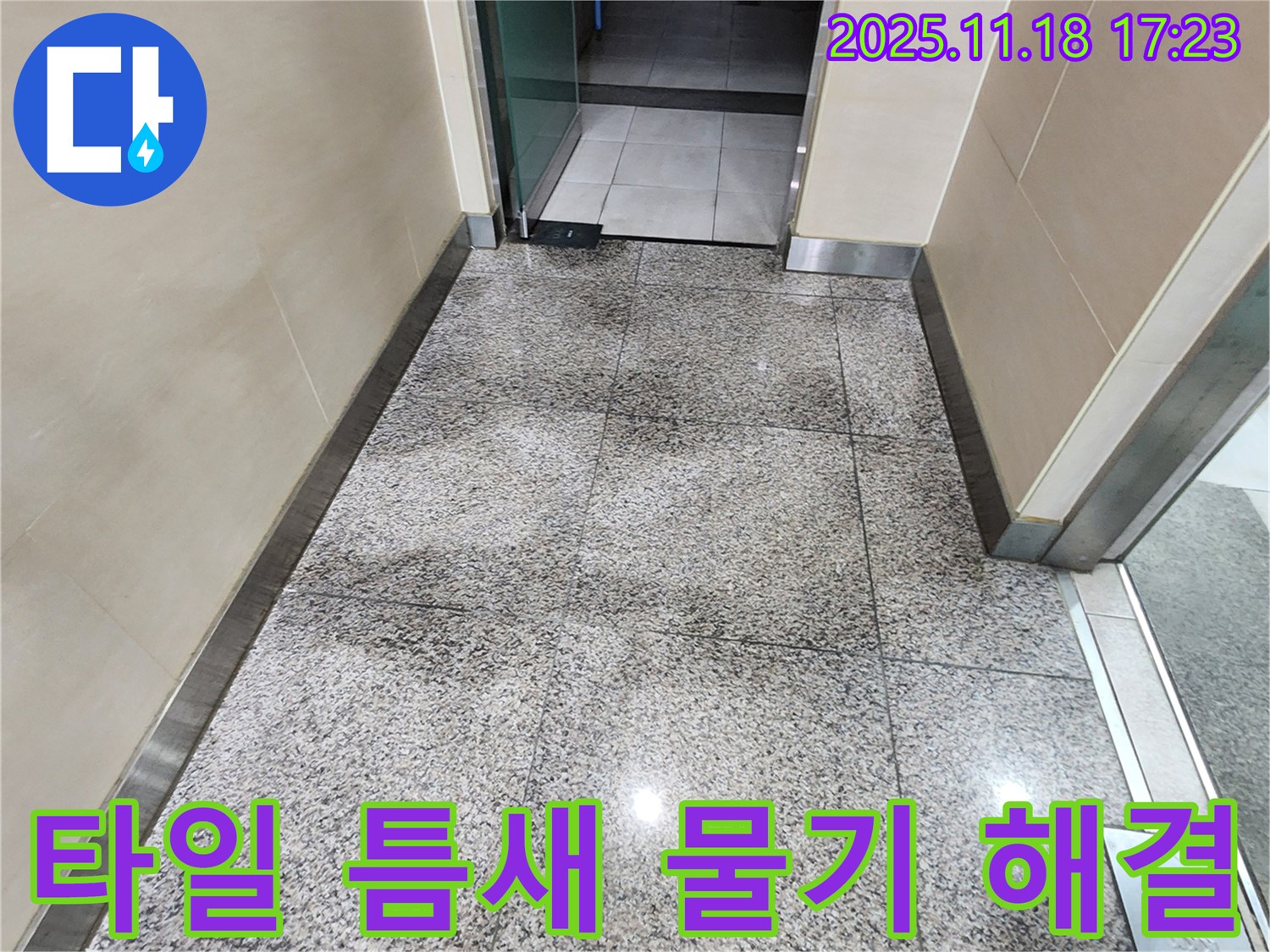 포천시 내촌면 소학리에서 발생한 타일 틈새 물기 문제 - 누수탐지 전문 업체가 곰팡이 걱정 없이 해결해 드립니다.