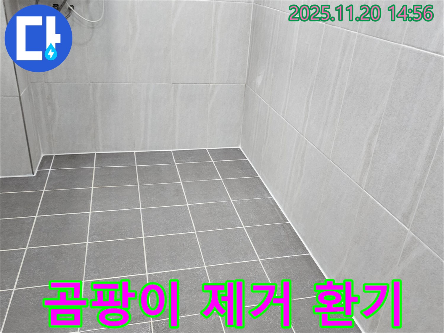 가산면 마산리 누수 - 꼼꼼하게 곰팡이 제거 및 욕실 환기 시스템 점검