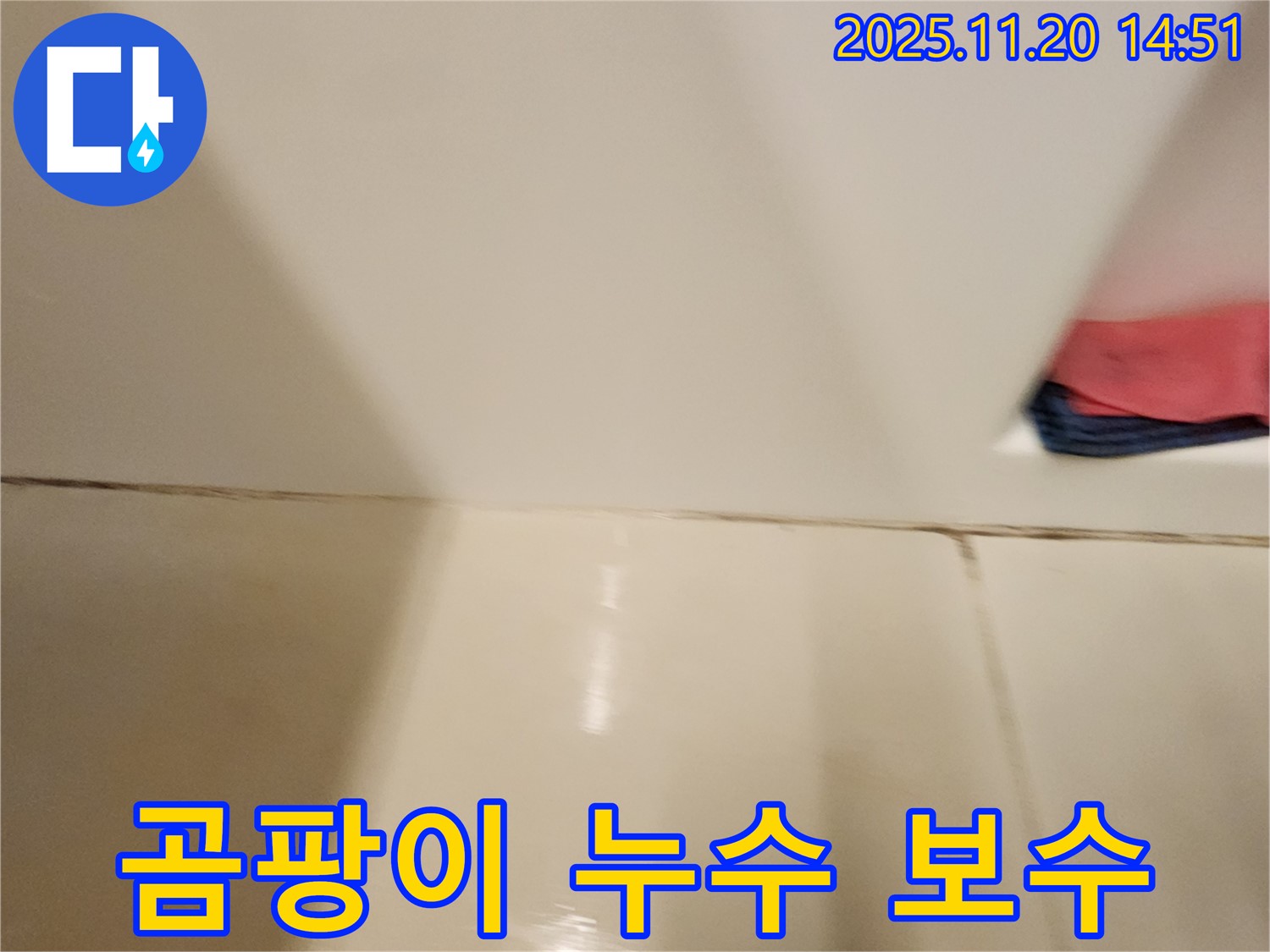 포천 가산면 마산리 화장실 곰팡이 - 타일 틈새 완벽 보수로 누수와 곰팡이 걱정 끝!