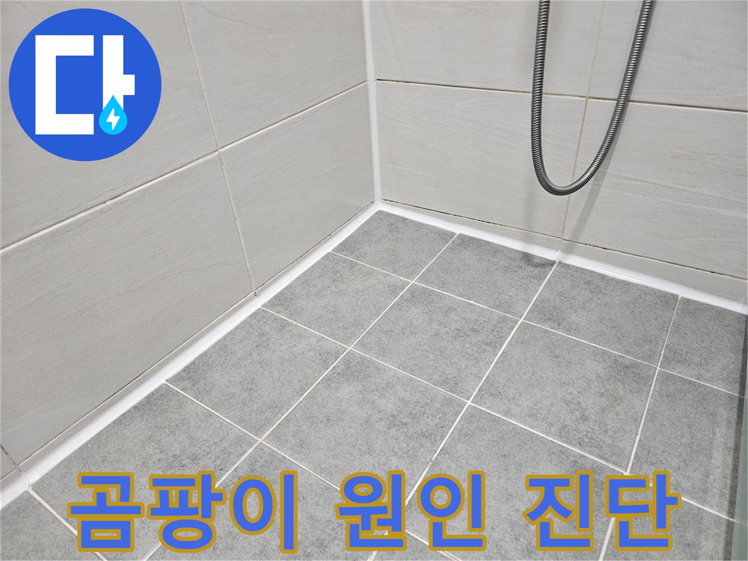 마포 도화동 현대1차 아파트 욕실 - 곰팡이 제거 및 곰팡이 발생 원인 진단으로 곰팡이 재발을 막으세요.
