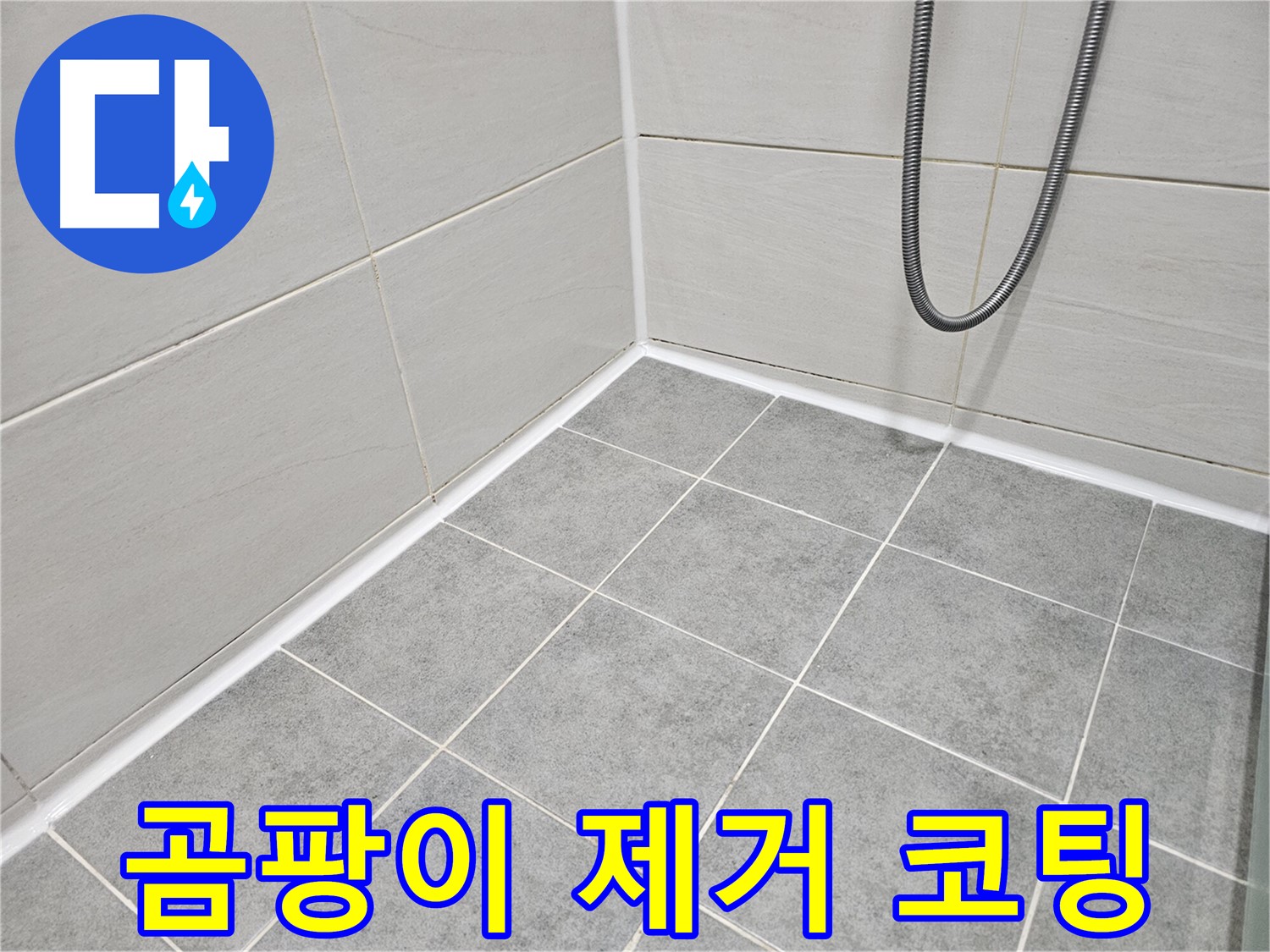 마포 도화동 현대1차 아파트 - 욕실 곰팡이 제거 및 방수 코팅 시공으로 곰팡이와 누수를 동시에 예방하세요.