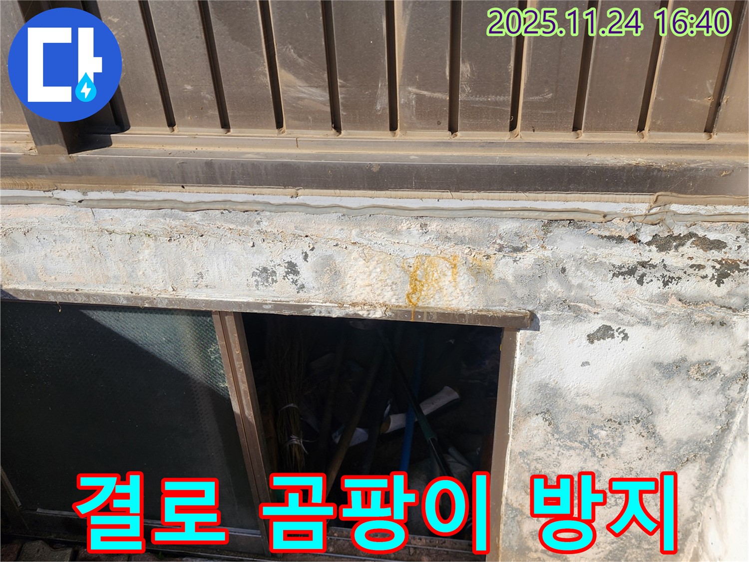 가채리 반지하 결로 해결 - 곰팡이 걱정 없이 쾌적한 환경으로!