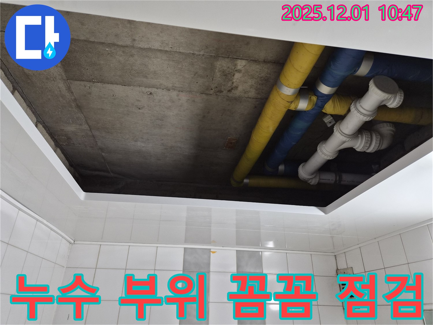 인천 계양구 작전동 코오롱아파트 누수 부위 꼼꼼 점검 - 원인 분석과 맞춤 해결