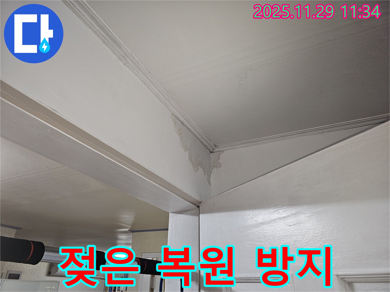 파주시 광탄면 천장 누수 - 젖은 천장 곰팡이, 완벽 복원 & 재발 방지로 쾌적하게!