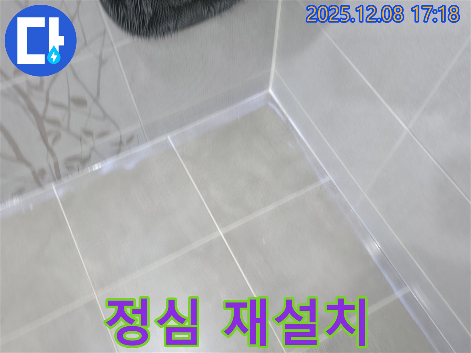 마포구 중동 건영 아파트 변기 하부 누수 - 정심 재설치 및 실리콘 마감으로 해결
