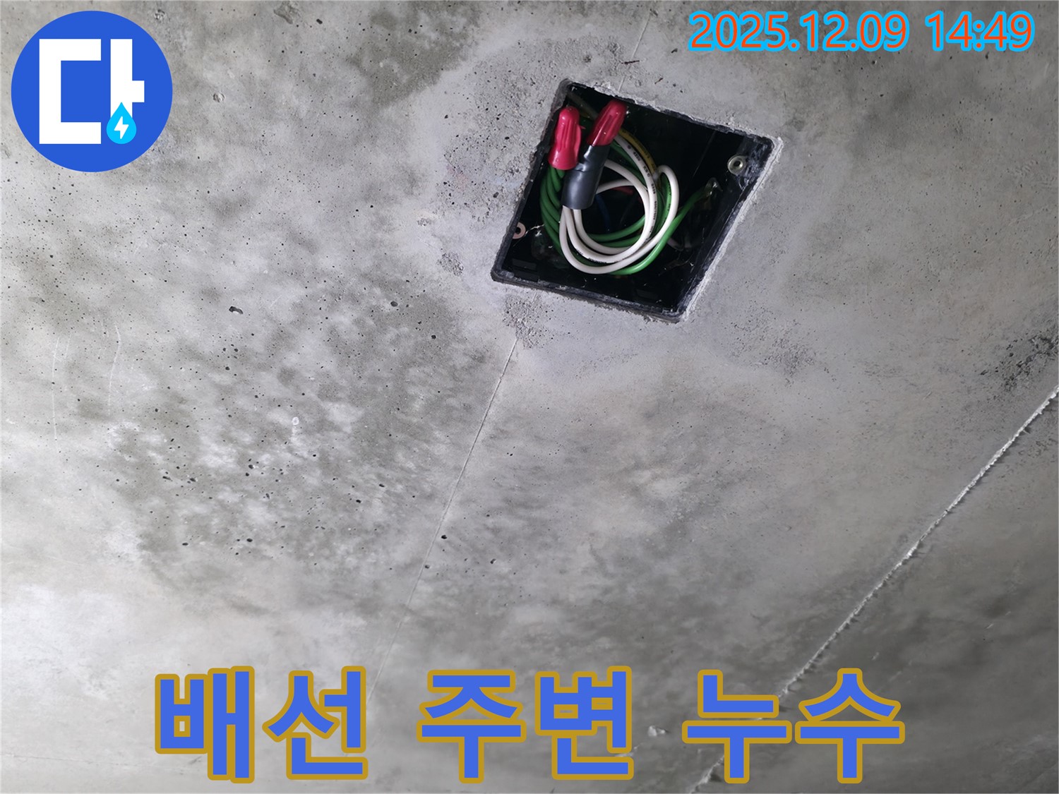 아파트 천장 배선 주변 누수 - 아파트 천장에서 발생하는 배선 주변 누수 문제 해결 과정