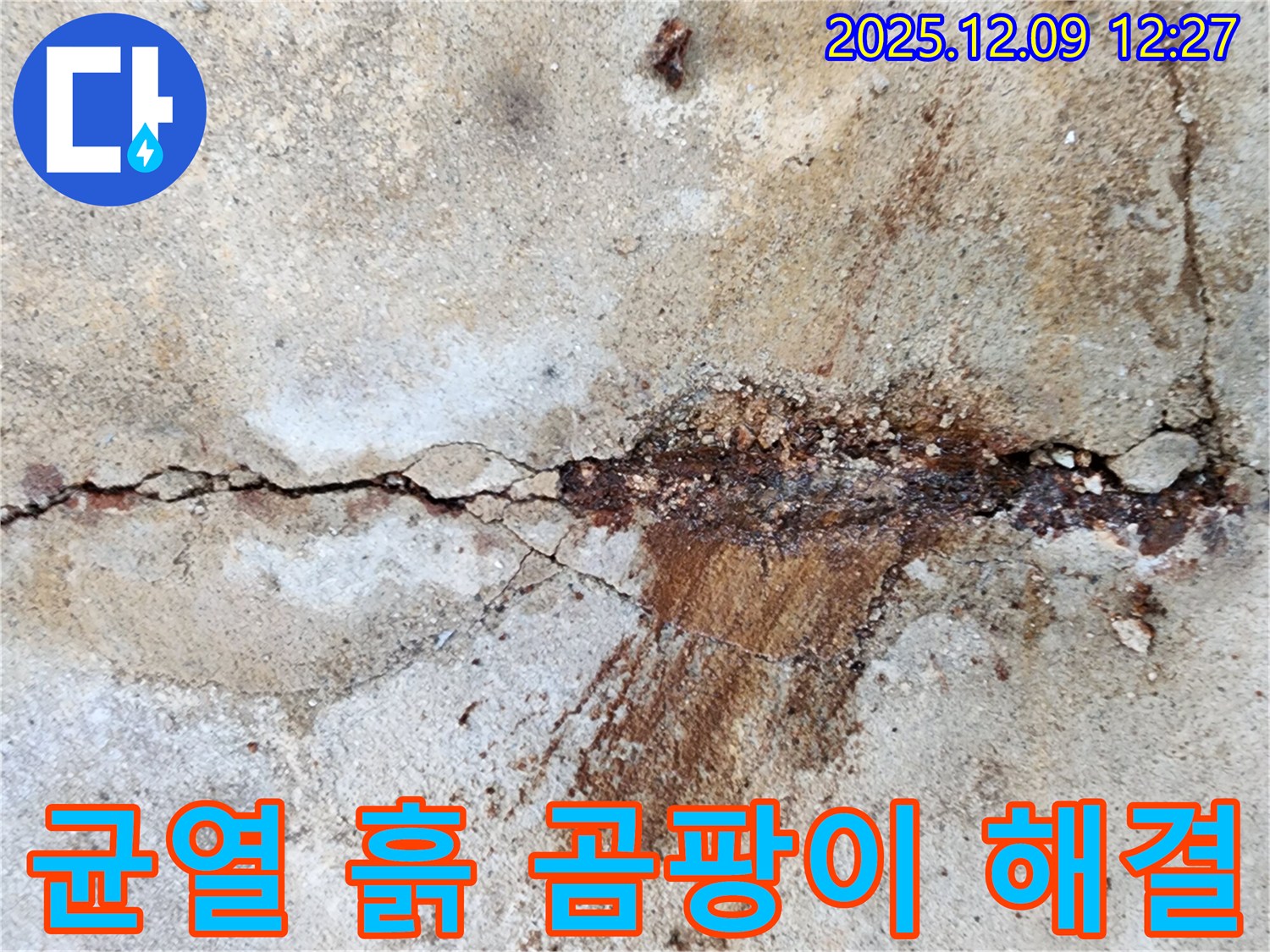 성동리 콘크리트 균열 - 흙과 습기가 만나 곰팡이가 서식한다면 건강을 위협! 긴급 해결이 필요합니다!