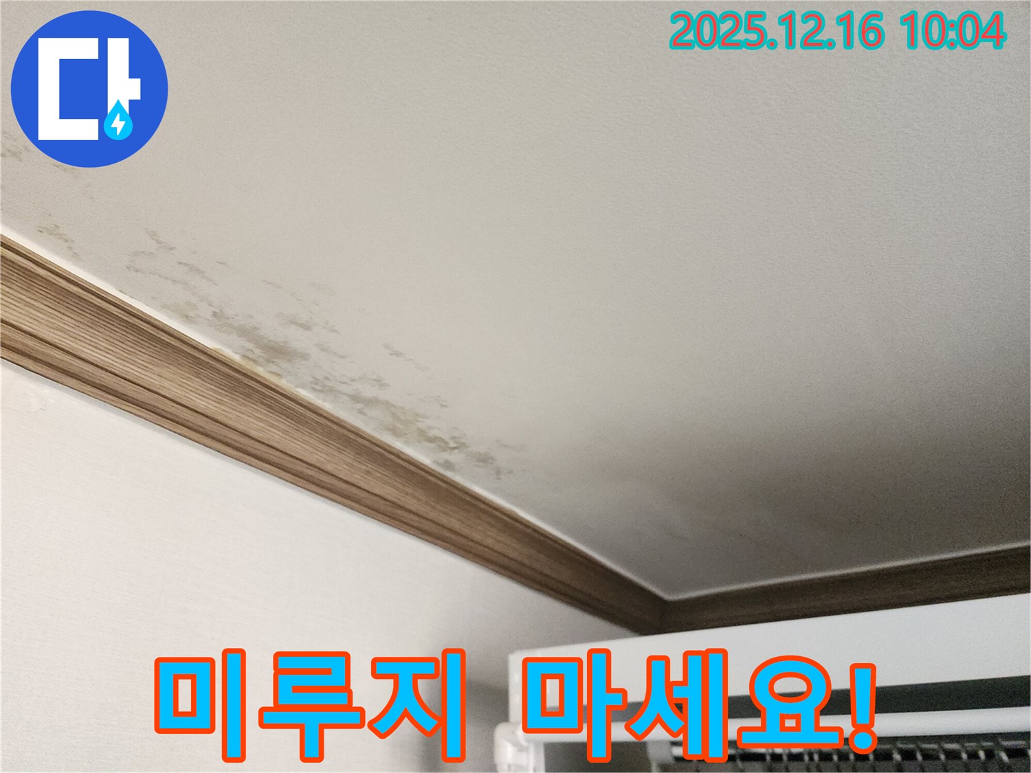 운천리 곰팡이 천장 - 누수 문제, 더 이상 미루지 말고 전문가에게 맡기세요!