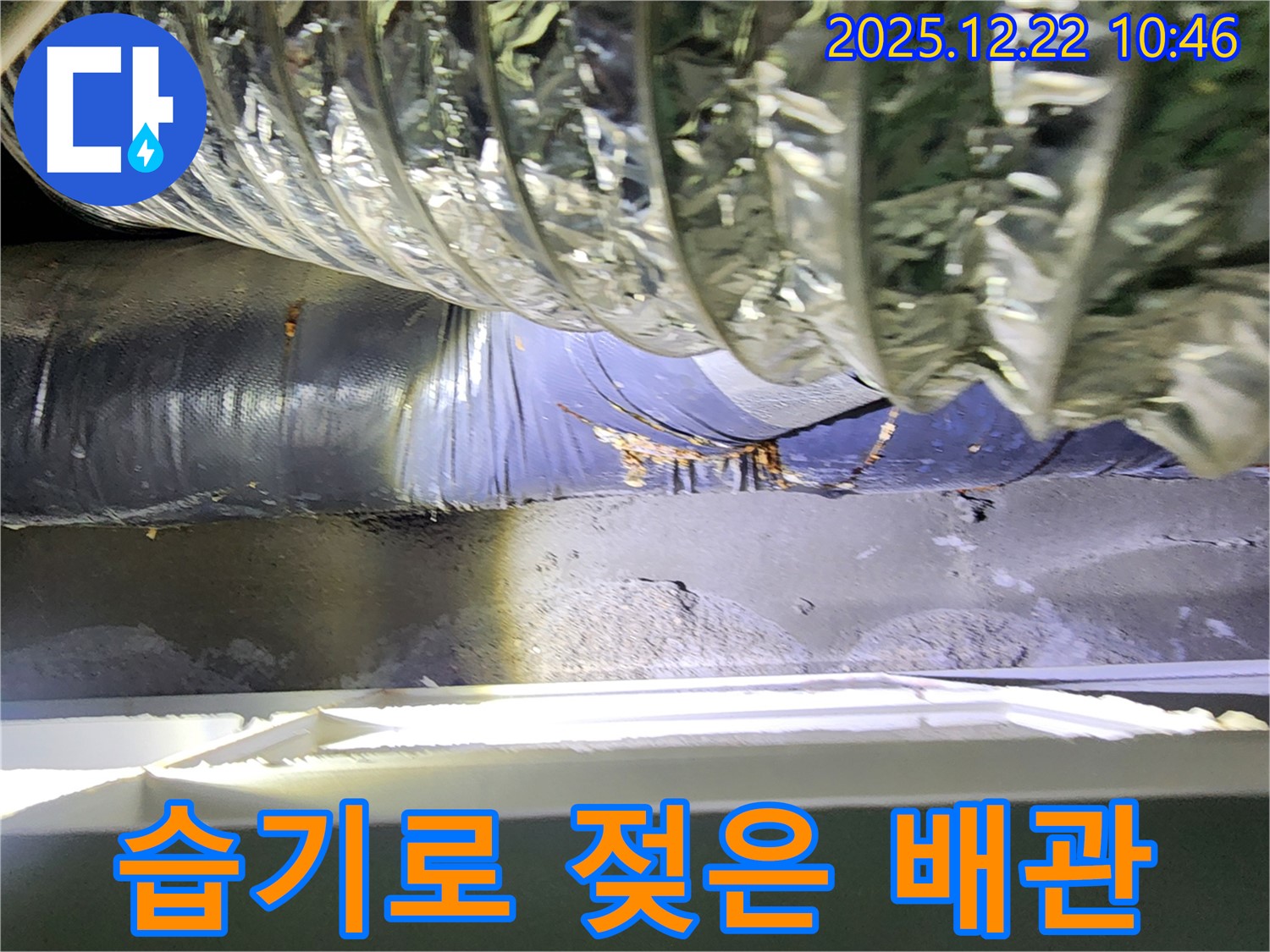월계2동 누수 현장, 습기로 젖은 배관 - 정확한 누수 지점 탐지와 꼼꼼한 보수로 고객님의 만족을 최우선으로 생각합니다.