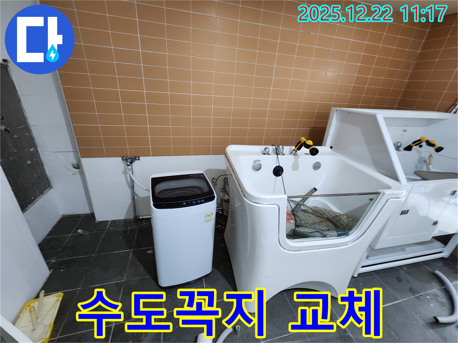 월계2동 세탁기 옆 애견 욕조 누수 - 펫팸족을 위한 편리함! 맞춤 수도꼭지로 교체하여 더욱 편리하게 사용하세요.