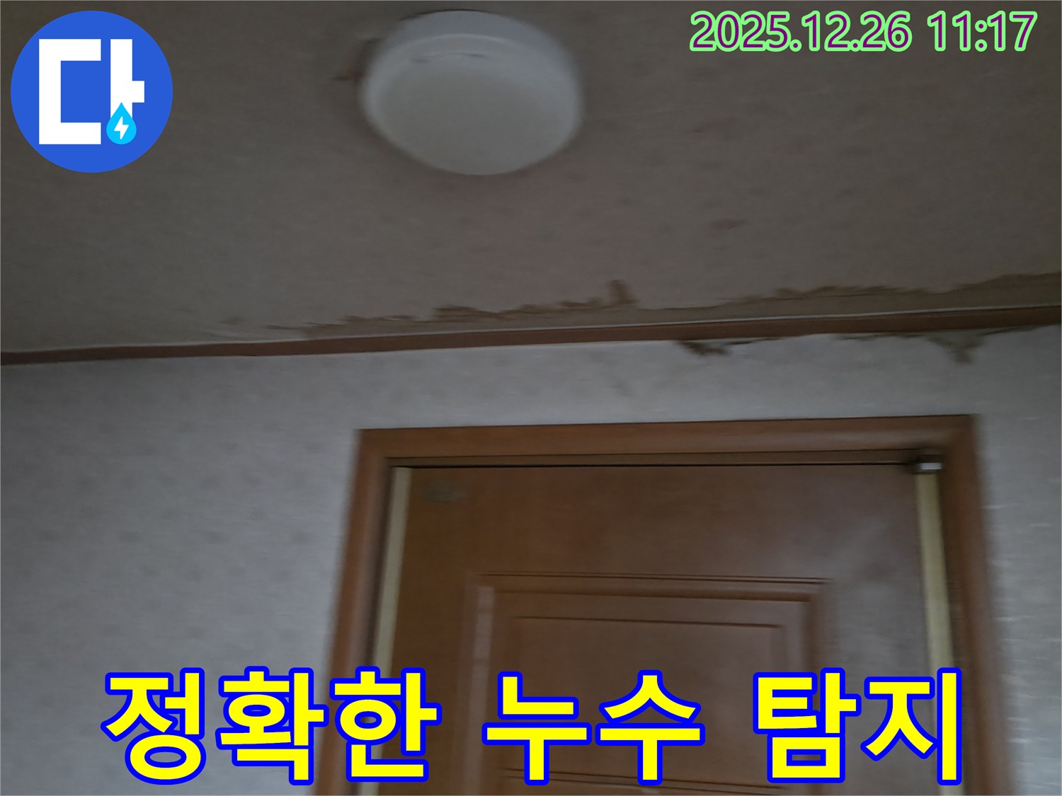 일산 백석동 아파트 누수 - 최신 장비를 사용하여 정확하게 누수 지점을 탐지하는 모습입니다.