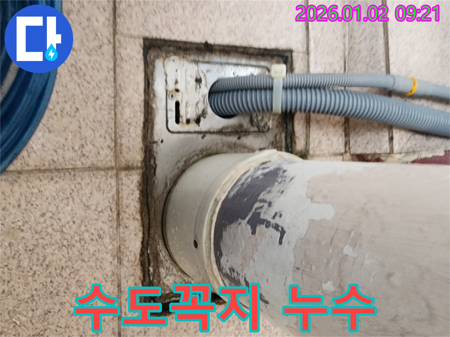 노원구 상계9동 세탁실 수도꼭지 누수 - 부식된 부품 교체로 누수 해결!