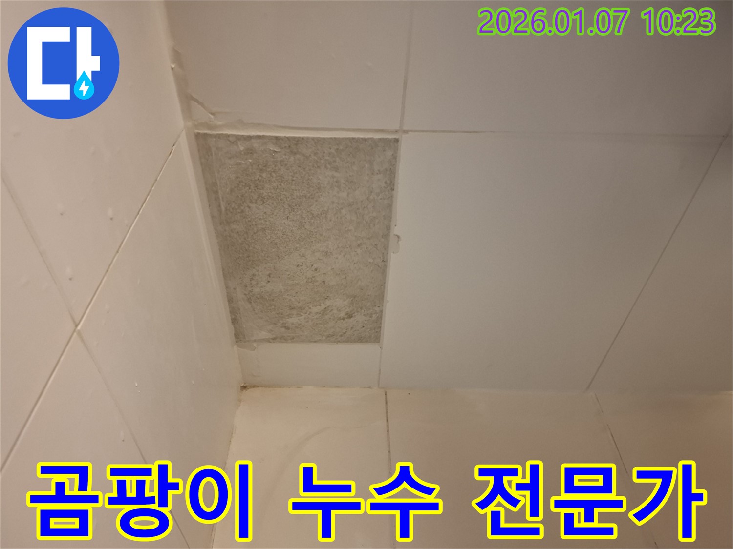 용인시 모현 - 곰팡이 핀 타일, 누수 해결 전문가가 고객님의 고민을 해결해 드립니다!