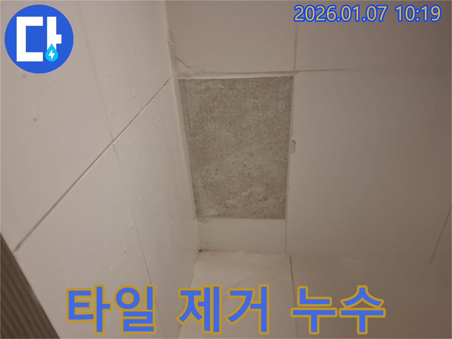 용인시 모현 - 욕실 타일 제거 후 드러난 충격적인 누수 - 긴급 점검으로 문제 해결!