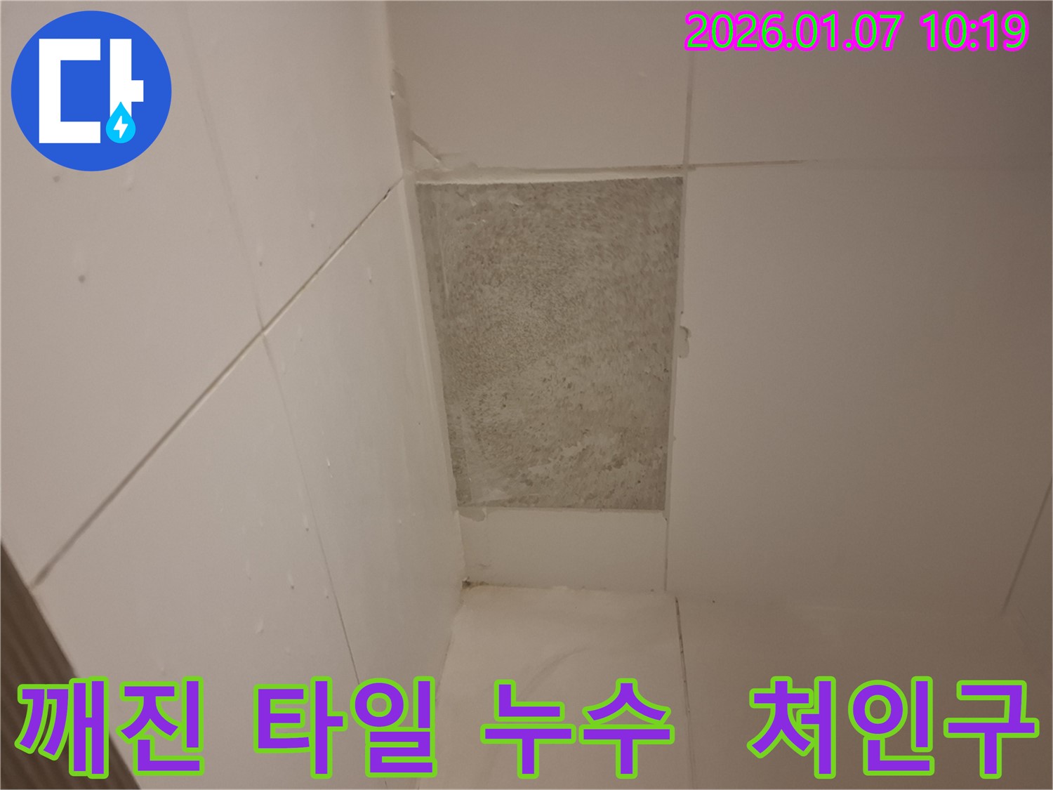 용인시 처인구 모현에서 발생한 깨진 타일 누수 - 누수탐지 전문가가 완벽하게 해결하여 더 이상 걱정 없이 생활하세요.