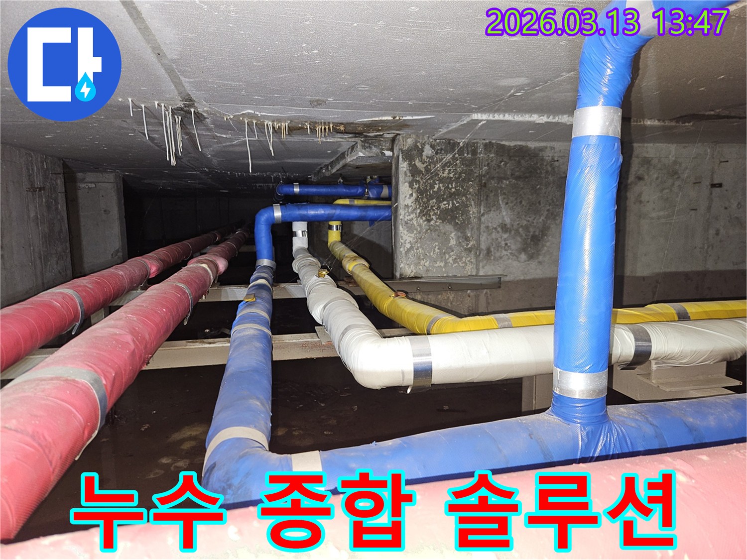 천장-아래-복잡하게-연결된-배관들에서-발생한-누수를-탐지하고-종합적인-솔루션을-제공하는-전문가의-모습