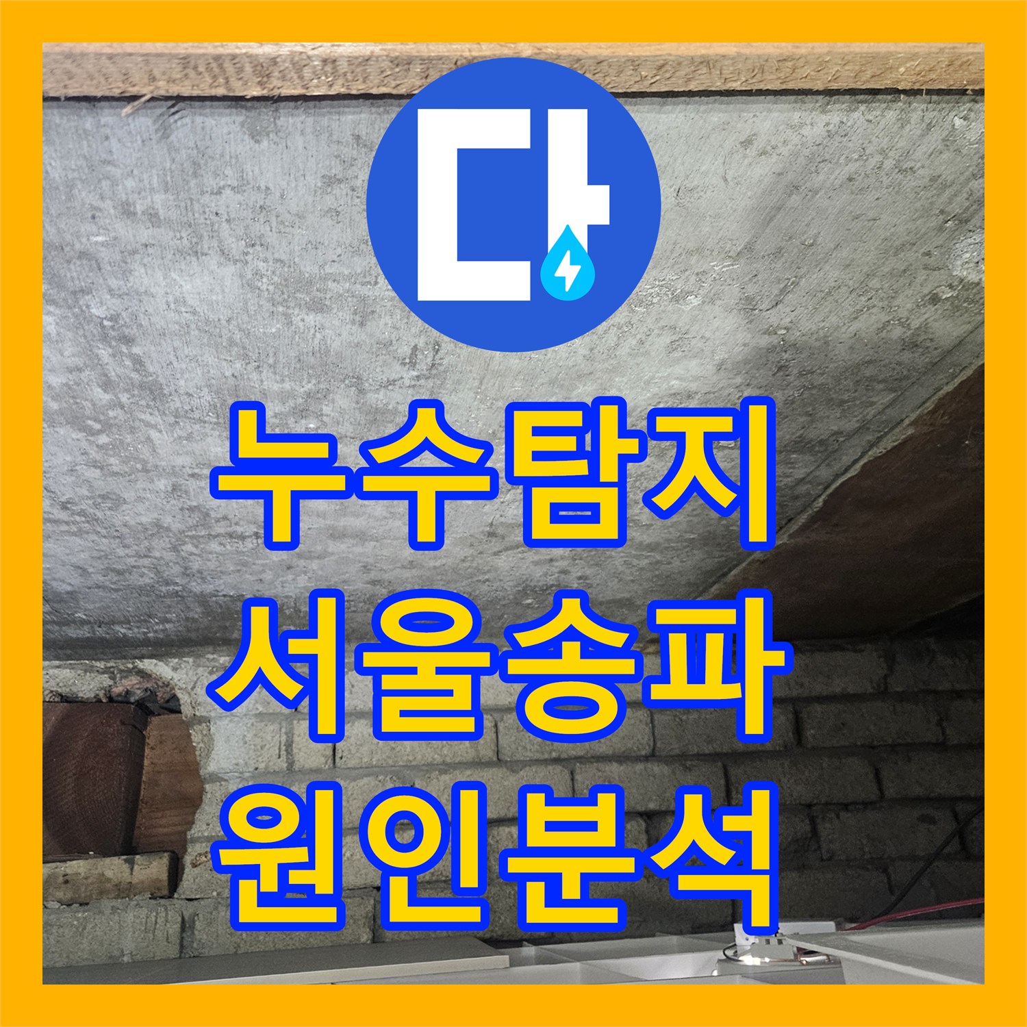 누수탐지 서울 송파구 가락본동 건물 1층 천장 물샘 원인을 내시경으로 진단한 과정