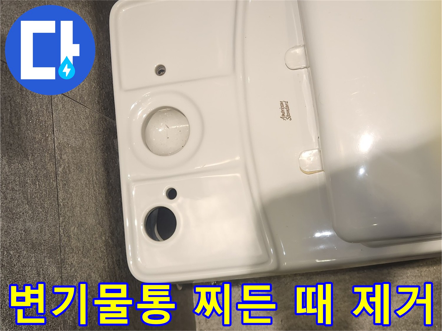 변기 물통을 분해하여 내부 찌든 때를 완벽하게 제거한 모습입니다-변기 고장 원인 해결을 위한 정밀 작업