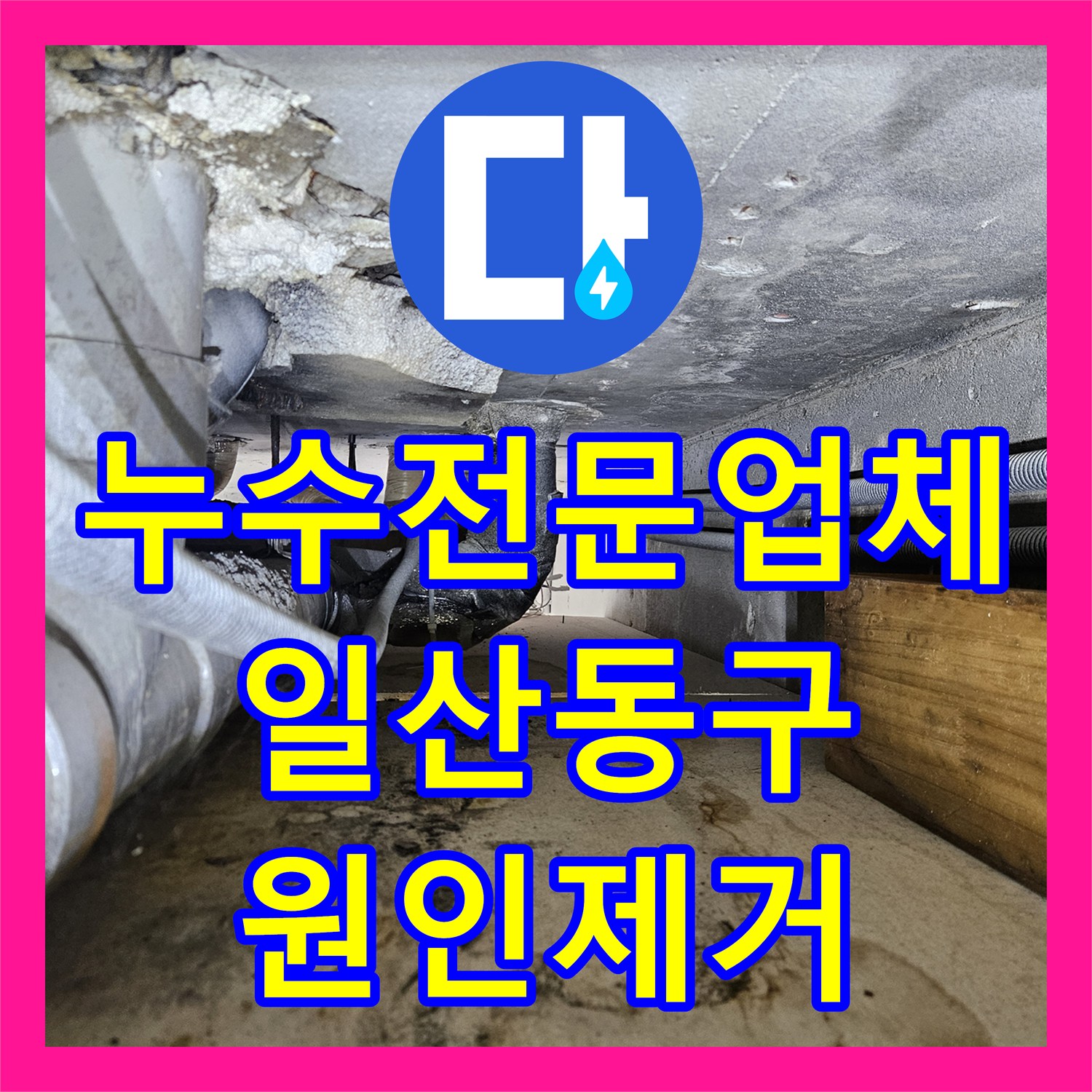 누수전문업체 외부 발코니 타일 균열과 집수정 역류 문제를 해결한 경기 고양시 일산동구