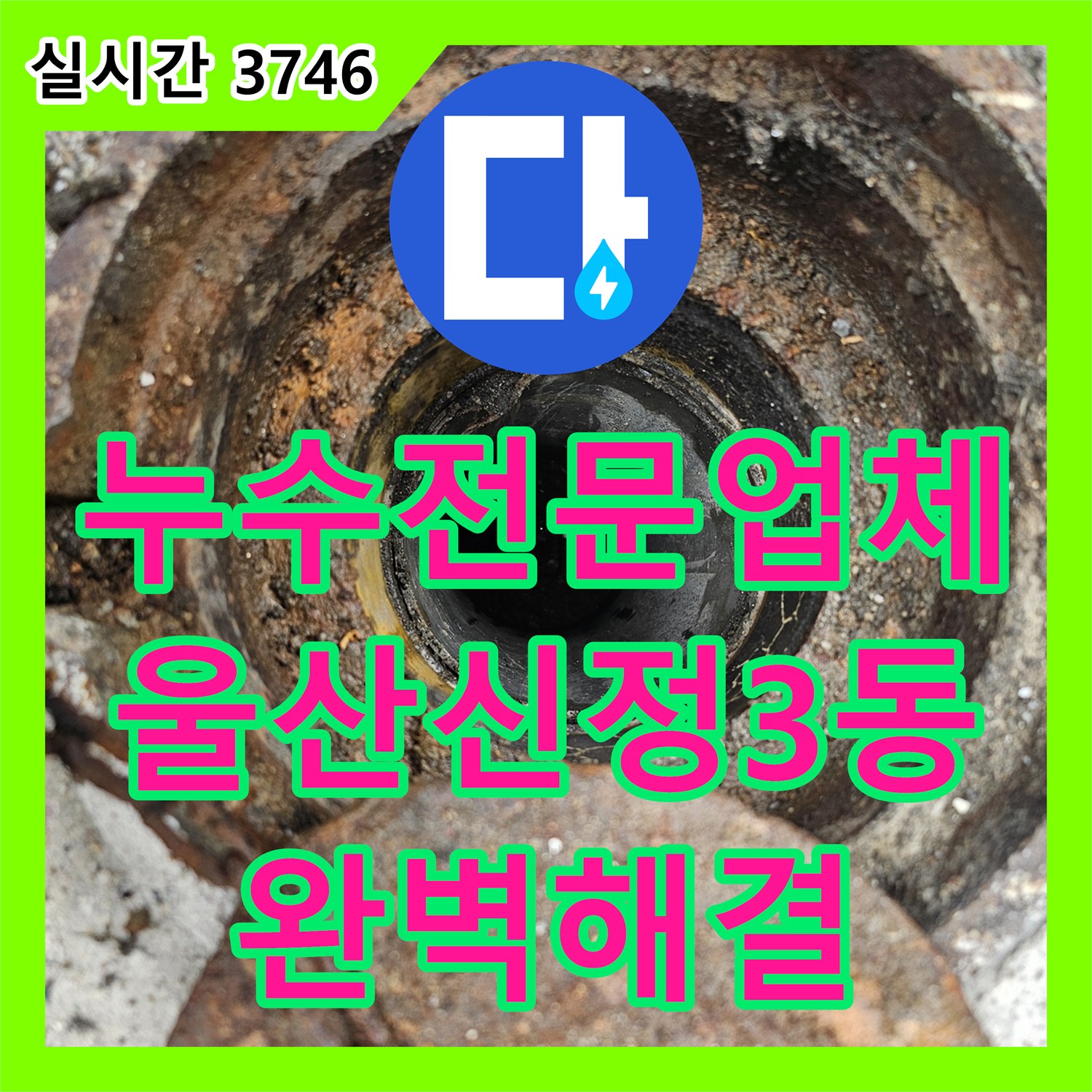 누수전문업체 타 업체가 찾지 못한 지층 현관 누수 지점을 정밀하게 추적한 울산광역시 남구 신정3동 작업