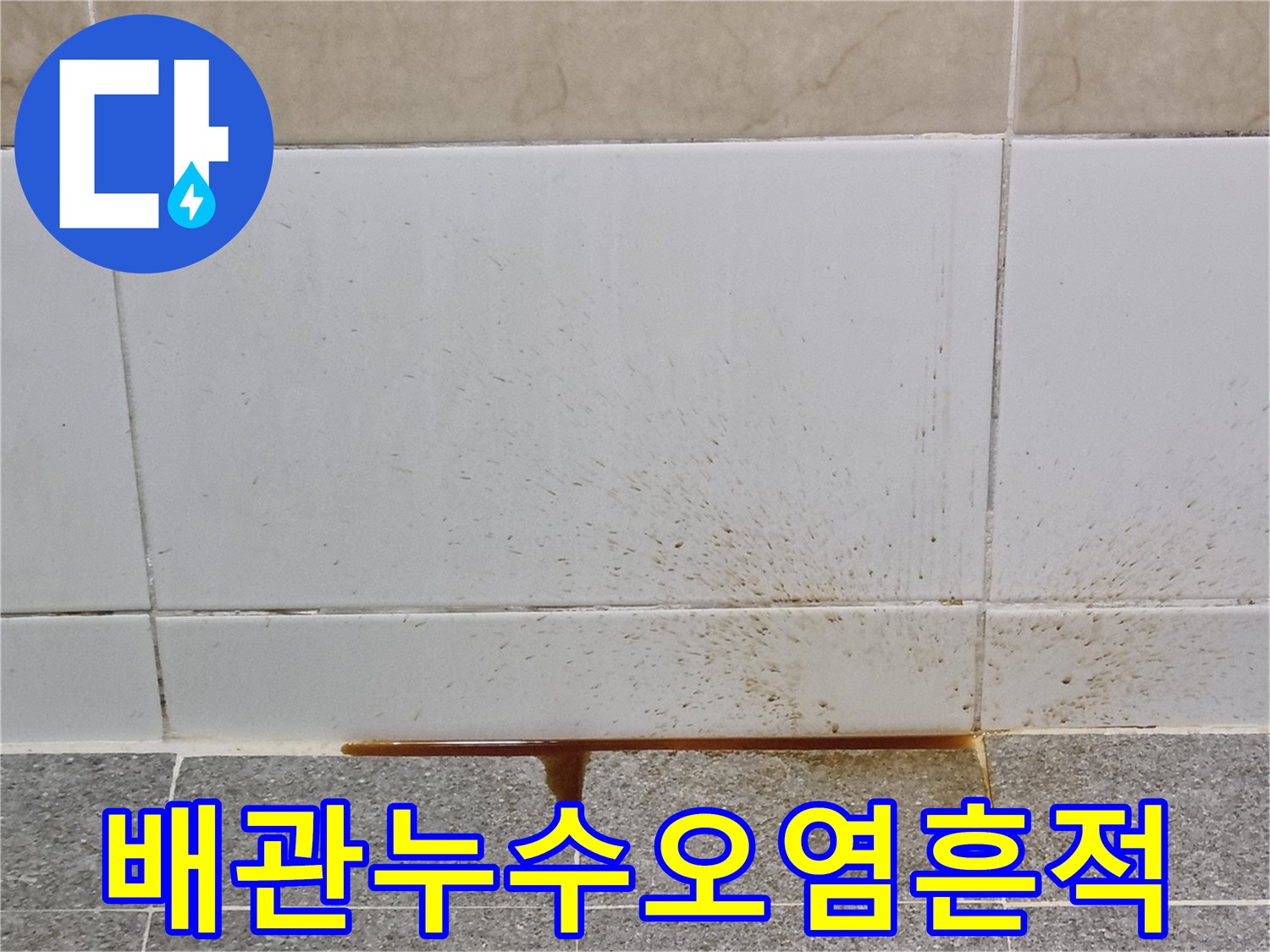 화장실-타일-사이로-스며든-갈색-물자국