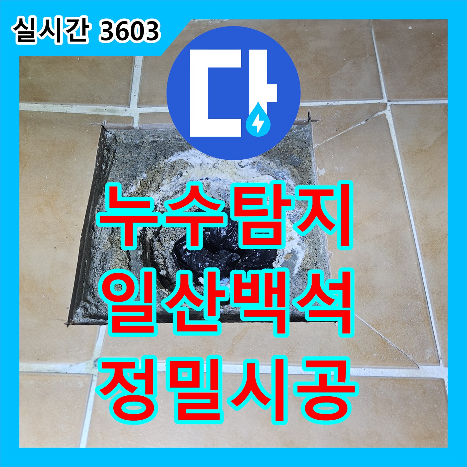 누수탐지 욕조 주변 실리콘 틈새와 유가 방수 결함으로 인한 물샘을 잡은 과정 경기 고양시 일산동구 백석동